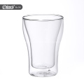 Eeco-Friendly Reusable Double Glass Juice Cup